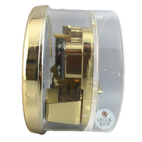 Round Acrylic Music Box With Pressed Alpine Flowers (Edelweiss) image