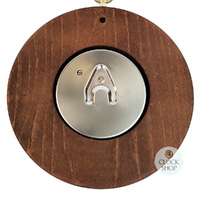 20cm Walnut Barometer With Thermometer & Hygrometer By FISCHER (Faulty Temp) image