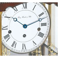 Tellurium III Mantel Clock in Antique Walnut 38cm By HERMLE image