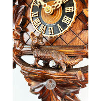 Fox & Grapes 1 Day Mechanical Carved Cuckoo Clock 46cm By HÖNES image