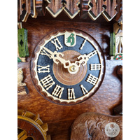 Bears In Forest 8 Day Mechanical Chalet Cuckoo Clock With Dancers 63cm By HÖNES image