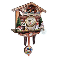 Heidi House Chalet Mini Wall Clock 21cm image