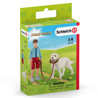 Farm World- Walker With Labrador Retriever image