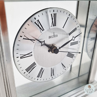 14cm Hamilton Silver Battery Table Clock With Floating Dial By ACCTIM image