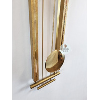 65cm Gold Pendulum Wall Clock With Westminster Chime By AMS image