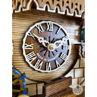 Walker, Waterwheel & Dancers Battery Chalet Cuckoo Clock 42cm By ENGSTLER image