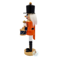 18cm Orange Drummer Nutcracker image