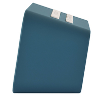 6cm Alta Blue Reflective LCD Digital Alarm Clock By ACCTIM image