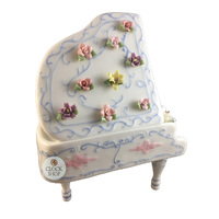 Porcelain Grand Piano Music Box (Beethoven- Fur Elise) image