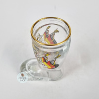 Shot Glass Boot With German Coat Of Arms & Flags image