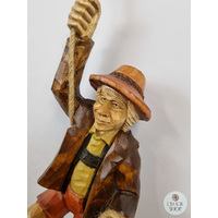 Hand Carved Man On Rope image