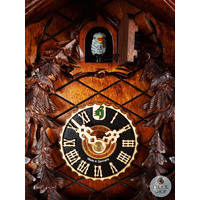 Bears & Honey 8 Day Mechanical Chalet Cuckoo Clock 40cm By HÖNES image