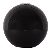 8.6cm Neve Raven Black Silent Analogue  Alarm Clock By ACCTIM image