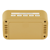 6cm Alta Mustard Reflective LCD Digital Alarm Clock By ACCTIM image