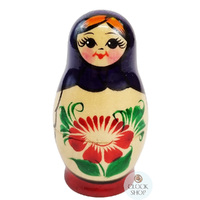 Kirov Russian Dolls- Purple Scarf & Red Dress 7cm (Set Of 3) image