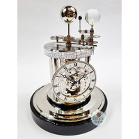 28.5cm Black Astrolabium Mantel Clock By HERMLE image