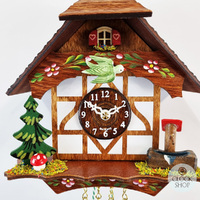 Tudor House Battery Chalet Kuckulino With Swinging Doll 17cm By TRENKLE image