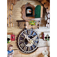 Children & Geese 1 Day Mechanical Chalet Cuckoo Clock 22cm By TRENKLE image