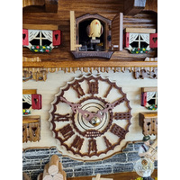 Band Players & Dancers Battery Chalet Cuckoo Clock 27cm By TRENKLE image