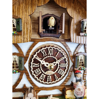 Grandma & Grandpa Battery Chalet Cuckoo Clock 28cm By TRENKLE image