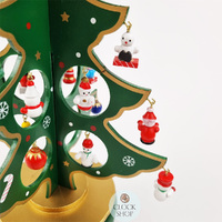 Rotating Musical Christmas Tree With Decorations 33cm (Silent Night) image