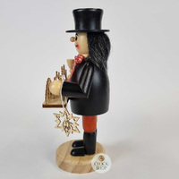 19cm Erzgebirge Vendor German Incense Burner With Black Hat image