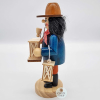 19cm Erzgebirge Vendor German Incense Burner With Brown Hat image