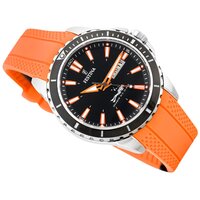 Divers Watch Black Dial with Orange Rubber Strap - FESTINA  image