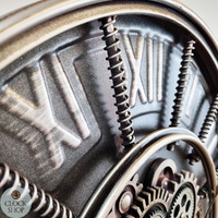 60cm Maaike Dark Grey Moving Gear Wall Clock By COUNTRYFIELD image