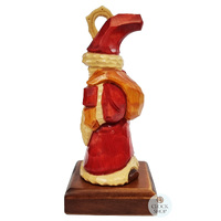 18cm Hand Carved St Nicholas German Incense Burner By Master Carver image