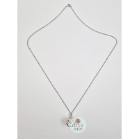 20mm Rhodium Womens Ball Pendant Watch By CLASSIQUE (Arabic) image