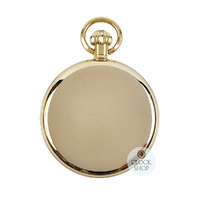 48mm Gold Unisex Pocket Watch With Open Dial By CLASSIQUE (White Roman) image