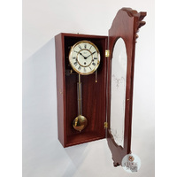 68cm Mahogany 8 Day Mechanical Chiming Wall Clock By HERMLE image