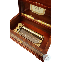 Burlwood 70 Note Music Box With Instrument Inlay (Tchaikovsky- The Nutcracker Suite) image