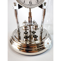 23cm Silver Anniversary Clock With White Dial By AMS image