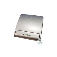 6cm Mini Flip Silver LCD Digital Alarm Clock By ACCTIM image