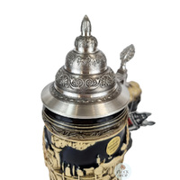 Rustic Train Beer Stein 0.5L By KING image