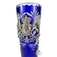 Lord Of Crystal Blue Glass Beer Cup with Bavaria Crest 0.5L By KING image