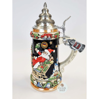 Santa Claus In Sleigh Beer Stein 0.75L By KING image