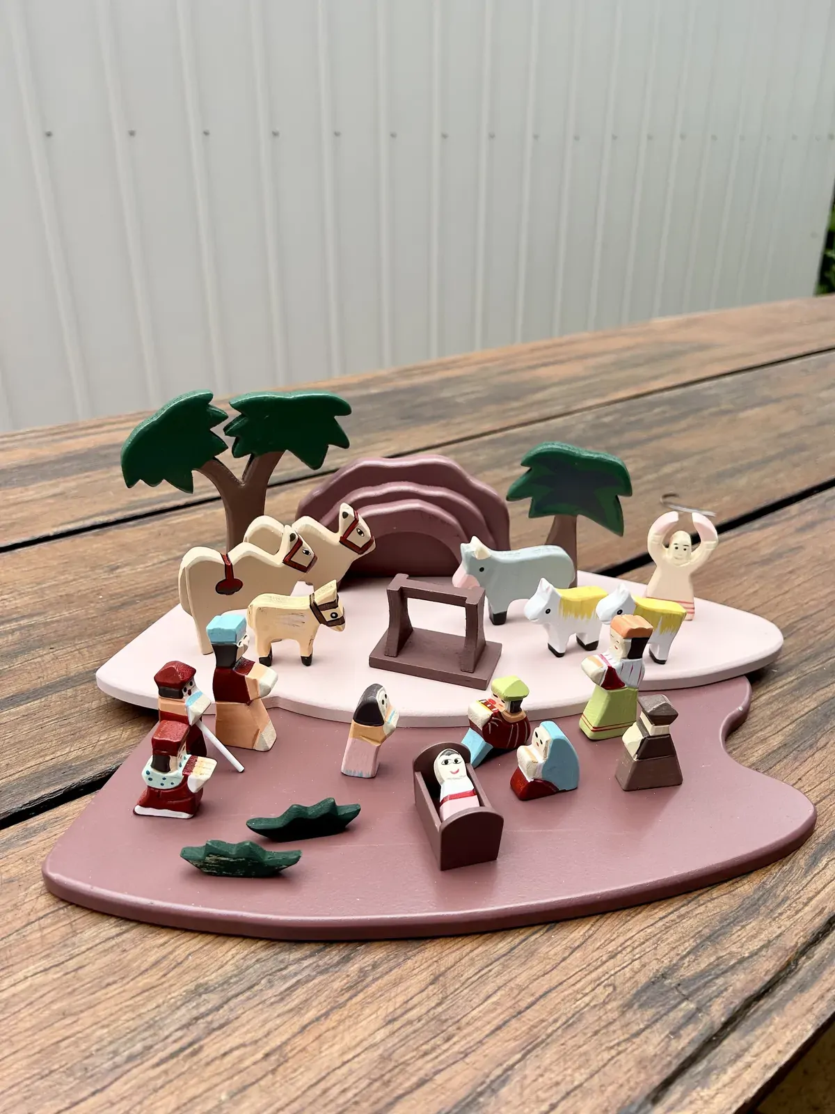 23 Piece Wooden Nativity Set (Display Model) image