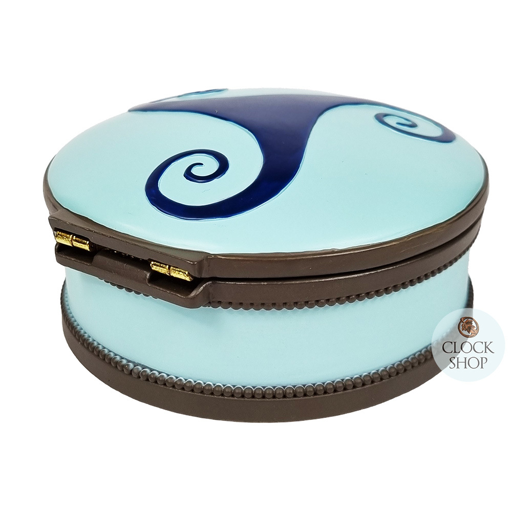 Round Ballerina Music Box - Tchaikovsky-Swan Lake (Glue Marks) image