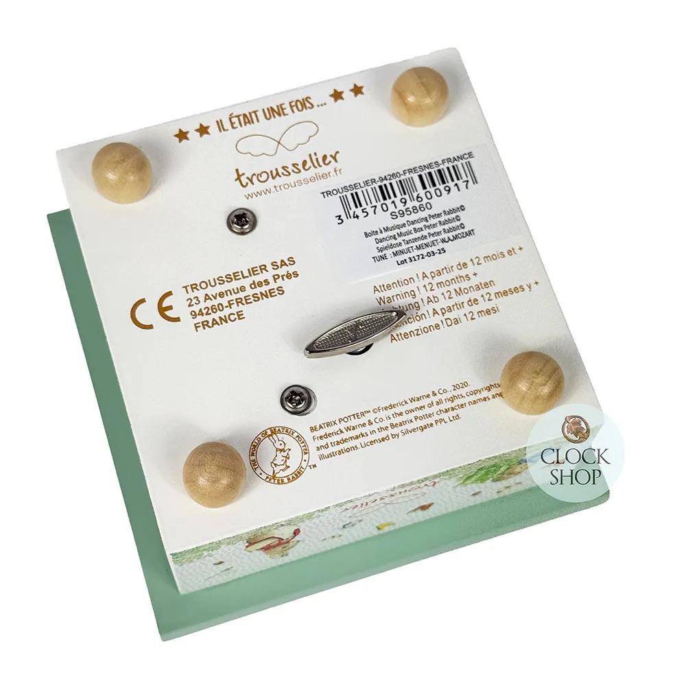 Peter Rabbit Music Box With Spinning Figurines (Mozart-Minuet) image