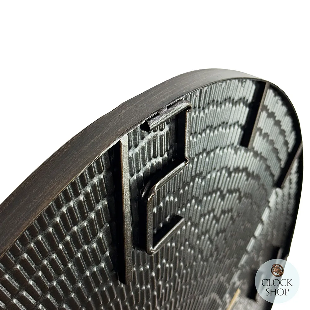 60cm Winton Black Wall Clock By COUNTRYFIELD image