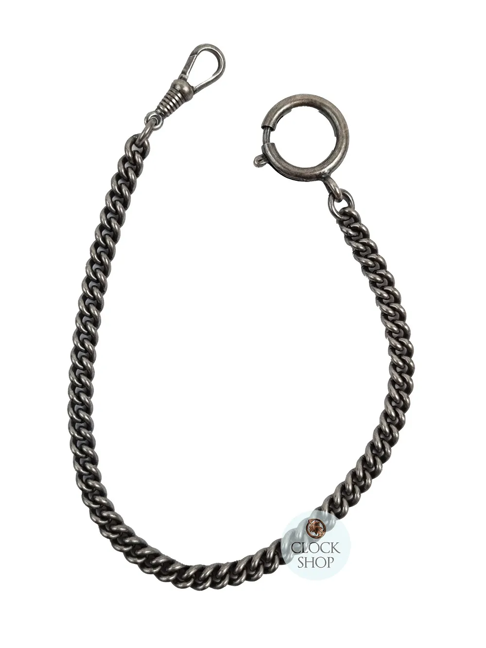 48mm Rhodium Unisex Pocket Watch With Miner By CLASSIQUE (Arabic) image