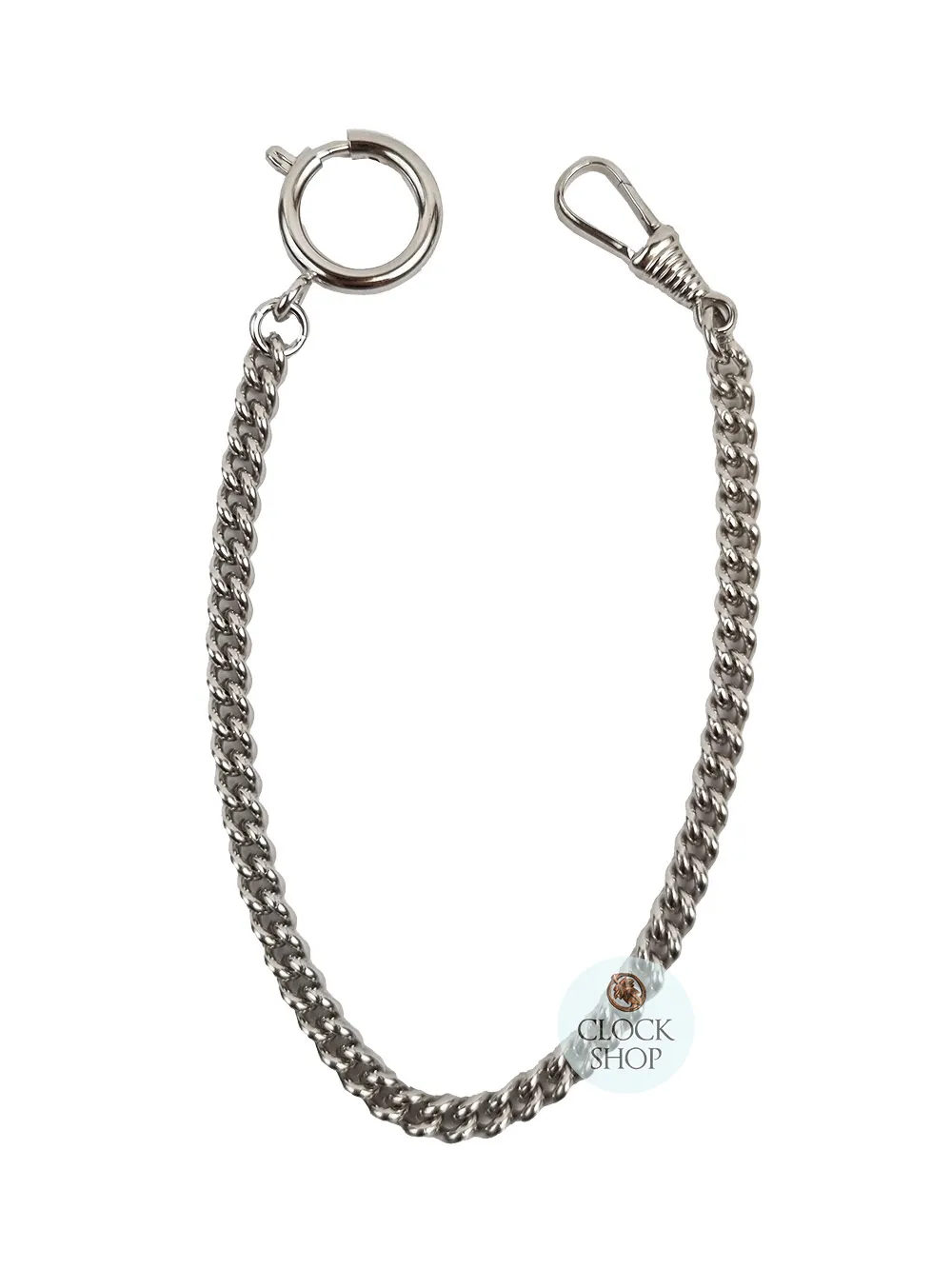 41mm Rhodium Pocket Watch With Floral Engraving By CLASSIQUE (Roman) image