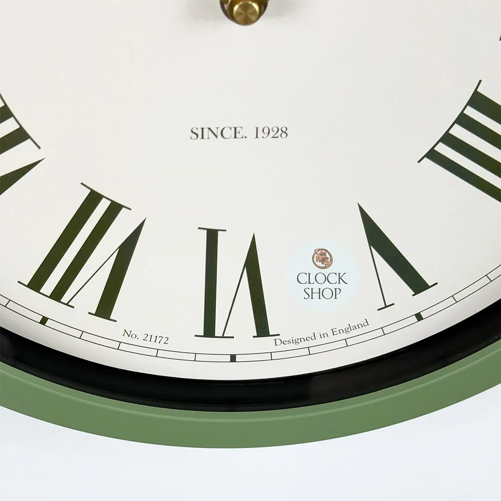 35.5cm Myrtle Green Indoor / Outdoor Wall Clock By ACCTIM image