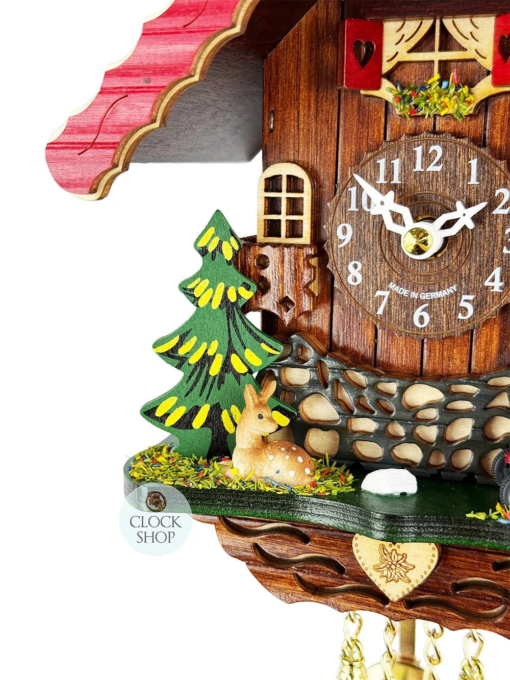 Tractor & Deer Battery Chalet Kuckulino 21cm By TRENKLE image