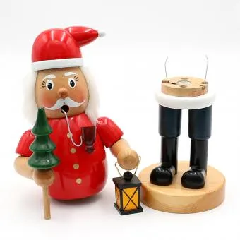 24cm Santa Claus With Lantern German Incense Burner image