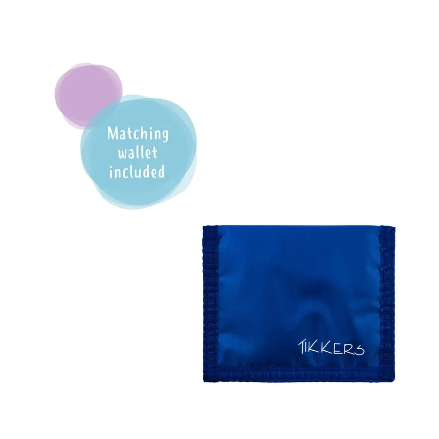 Time Teacher 3D Blue Football Kids Watch Gift Set With Wallet By TIKKERS image