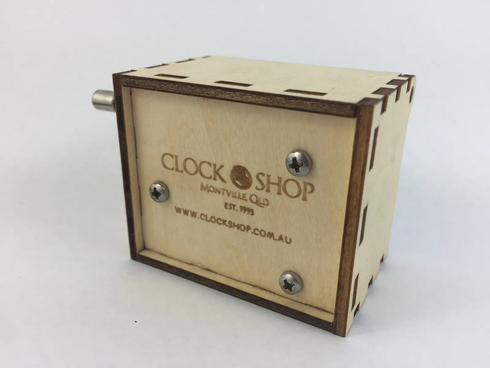 DIY Wooden Music Box Case For Hand Crank Musical Movements image